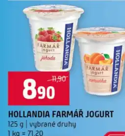 Terno Hollandia farmář jogurt nabídka