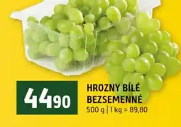 Terno Hrozny bílé bezsemenné nabídka
