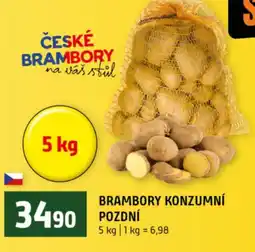 Terno Brambory konzumní pozdní nabídka
