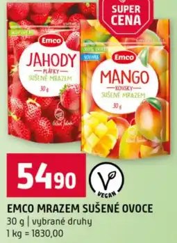 Terno Emco mrazem sušené ovoce nabídka