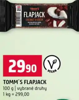 Terno Tomm's flapjack nabídka