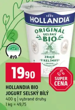 Terno Hollandia bio jogurt selský bílý nabídka