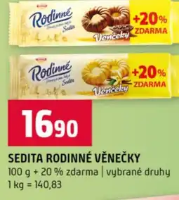 Terno Sedita rodinné věnečky nabídka