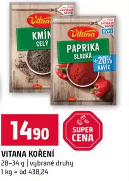 Terno Vitana koření nabídka