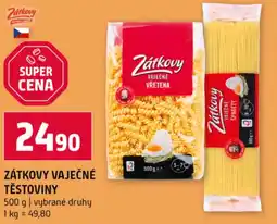 Terno Zátkovy vaječné těstoviny nabídka