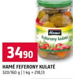 Terno Hamé feferony kulaté nabídka
