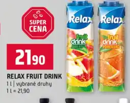Terno Relax fruit drink nabídka