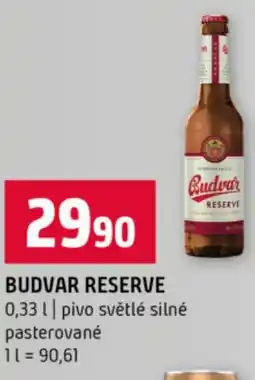 Terno Budvar reserve nabídka