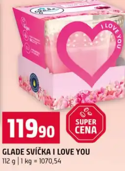 Terno Glade svíčka i love you nabídka