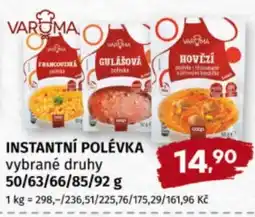 Terno Instantní polévka nabídka