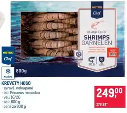 Makro Krevety hoso nabídka