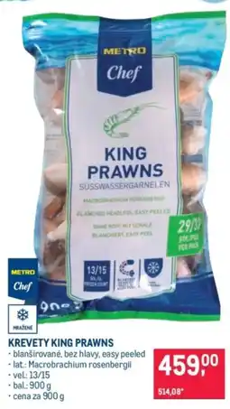 Makro Krevety king prawns nabídka