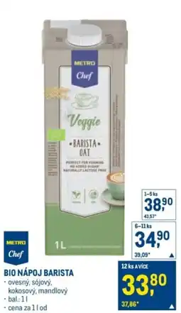 Makro Bio nápoj barista nabídka