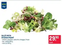 Makro Salát mista sfiziosa praný nabídka