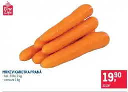 Makro Mrkev karotka praná nabídka
