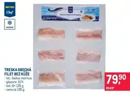 Makro Treska obecná filet bez kůže nabídka