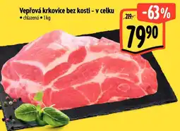 Albert Vepřová krkovice bez kosti - v celku nabídka