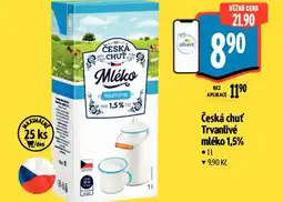 Albert Česká chuť Trvanlivé mléko 1,5% nabídka