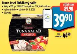 Albert Franz Josef Tuňákový salát nabídka