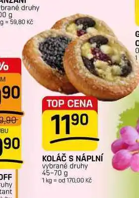 Flop KOLÁČ S NÁPLNÍ vybrané druhy nabídka