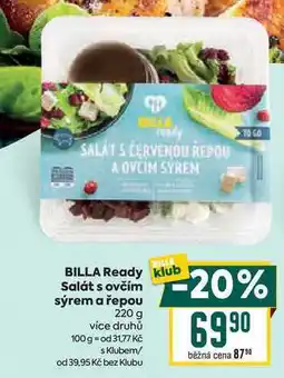 Billa BILLA Ready klub Salát s ovčím sýrem a řepou nabídka