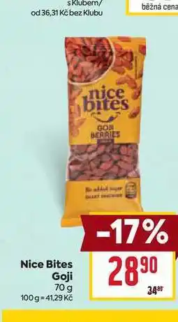Billa Nice Bites Goji nabídka