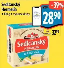 Albert Sedlčanský Hermelín nabídka