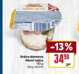 Billa Srdce domova Henri vejce nabídka