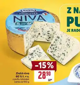 Billa Zlatá niva 60% t. vs. z pultu lahůdek cena za nabídka