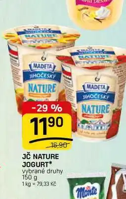 Flop JČ NATURE JOGURT vybrané druhy nabídka