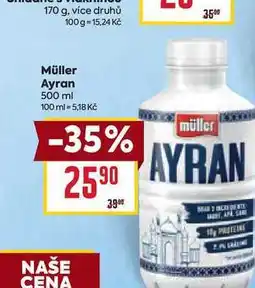 Billa Müller Ayran nabídka