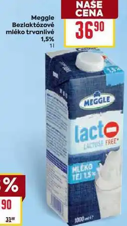 Billa Meggle Bezlaktózové mléko trvanlivé 1,5% nabídka