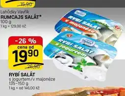 Flop RYBÍ SALÁT s jogurtem s jogurtem/v majonéze nabídka