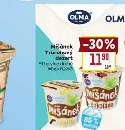 Billa Mišánek Tvarohový dezert nabídka