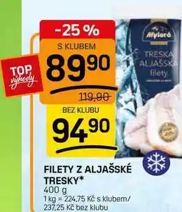 Flop FILETY Z ALJAŠSKÉ TRESKY nabídka