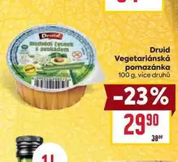 Billa Druid Vegetariánská pomazánka nabídka