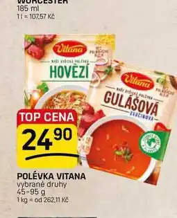 Flop POLÉVKA VITANA vybrané druhy nabídka