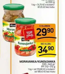 Flop MORAVANKA/KUNOVJANKA 330-340 g/ PP 170-175 g nabídka