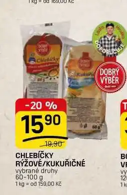 Flop CHLEBÍČKY RÝŽOVÉ/KUKUŘIČNÉ vybrané druhy nabídka