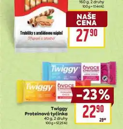 Billa Twiggy Proteinová tyčinka nabídka