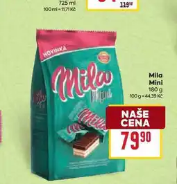 Billa Mila Mini nabídka