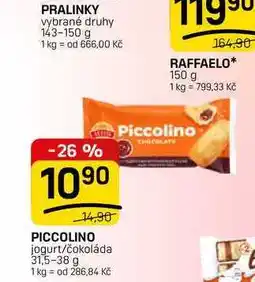 Flop PICCOLINO jogurt/čokoláda nabídka