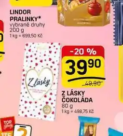 Flop Z LÁSKY ČOKOLÁDA nabídka