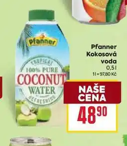 Billa Pfanner Kokosová voda nabídka