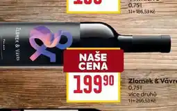 Billa Zlomek & Vávre nabídka