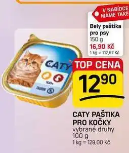 Flop CATY PAŠTIKA PRO KOČKY vybrané druhy nabídka