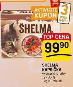 Flop SHELMA KAPSIČKA vybrané druhy 12× nabídka