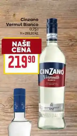 Billa Cinzano Vermut Bianco nabídka