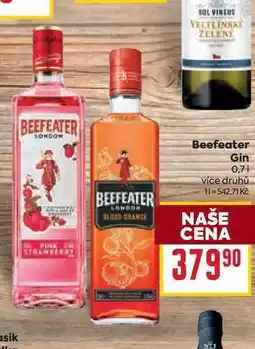 Billa Beefeater Gin nabídka