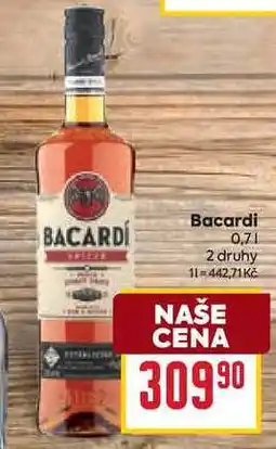Billa Bacardi nabídka